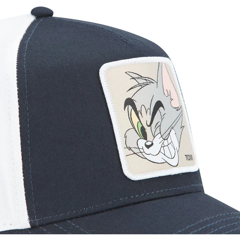 dunkelblaue-und-weisse-gebogene-snapback-kappe-tom-taj6-tom-looney-tunes-von-capslab