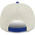 beige-blaue-snapback-kappe-9fifty-a-frame-precurved-hardwood-classics-der-dallas-mavericks-nba-von-new-era