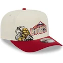 new-era-9fifty-a-frame-precurved-hardwood-classics-snapback-kappe-in-beige-und-rot-der-denver-nuggets-nba