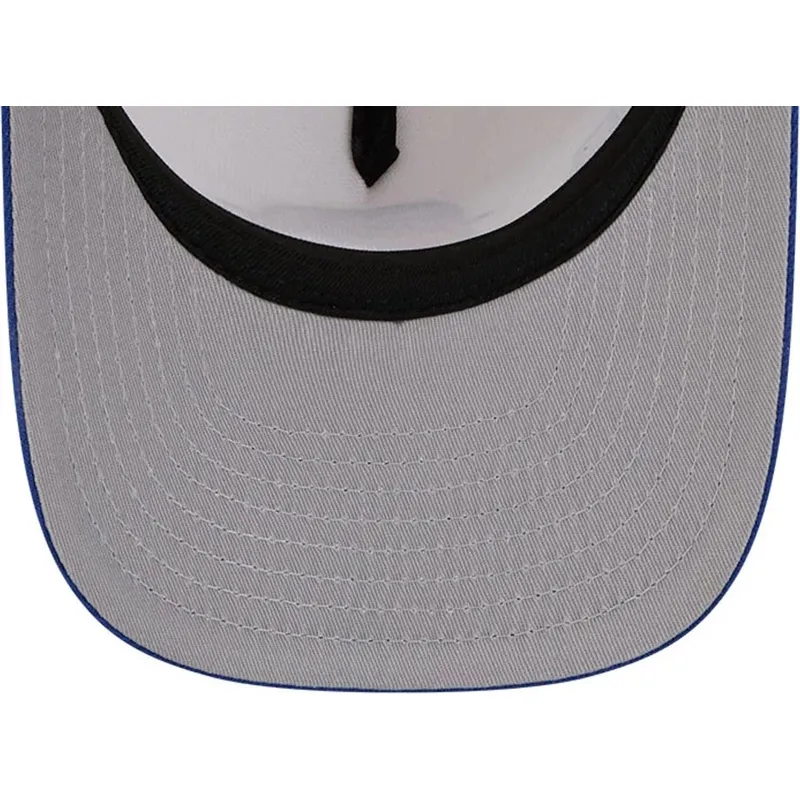 beige-und-blaue-gebogene-snapback-kappe-9fifty-a-frame-precurved-hardwood-classics-von-golden-state-warriors-nba-von-new-era