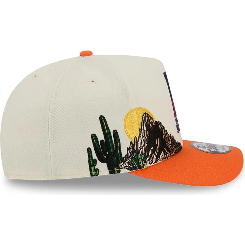 beige-und-orange-gebogene-snapback-kappe-9fifty-a-frame-precurved-hardwood-classics-der-phoenix-suns-nba-von-new-era