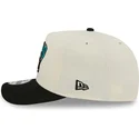 beige-und-schwarze-snapback-kappe-9fifty-a-frame-precurved-hardwood-classics-der-vancouver-grizzlies-nba-von-new-era