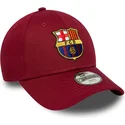 rote-verstellbare-kinderkappe-fc-barcelona-laliga-9forty-core-von-new-era
