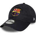 fc-barcelona-laliga-9twenty-core-verstellbare-marineblaue-kappe-von-new-era
