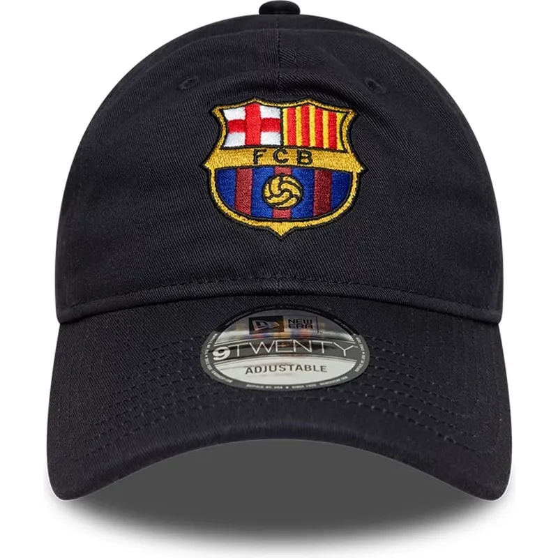 marineblaue-verstellbare-curved-cap-fc-barcelona-laliga-9twenty-core-von-new-era