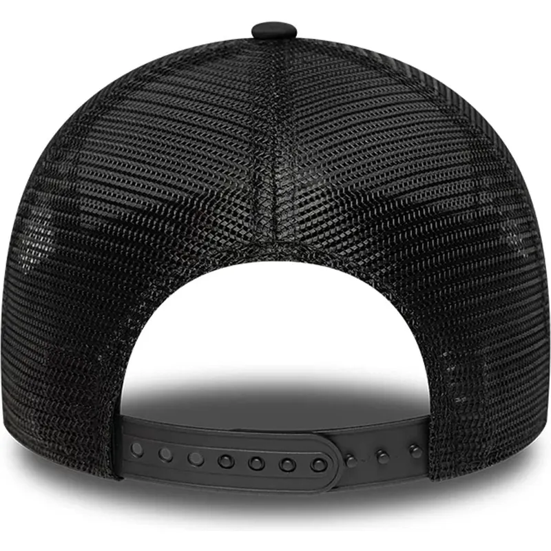 schwarze-fc-barcelona-laliga-a-frame-gold-trucker-kappe-von-new-era