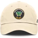 beige-verstellbare-curved-cap-club-unstructured-organic-cotton-der-oakland-athletics-mlb-von-nike