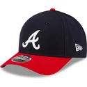 new-era-curved-brim-9forty-m-crown-player-replica-atlanta-braves-mlb-navy-blue-and-red-snapback-cap