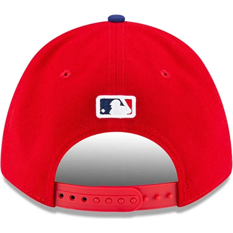 rote-gebogene-snapback-kappe-9forty-m-crown-player-replica-der-philadelphia-phillies-mlb-von-new-era