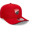 rote-gebogene-snapback-kappe-9seventy-stretch-snap-core-von-ducati-motor-motogp-von-new-era