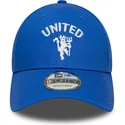blaue-verstellbare-curved-cap-9forty-seasonal-von-manchester-united-football-club-premier-league-von-new-era