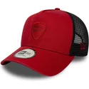 rote-trucker-cap-e-frame-seasonal-von-ducati-motor-motogp-von-new-era