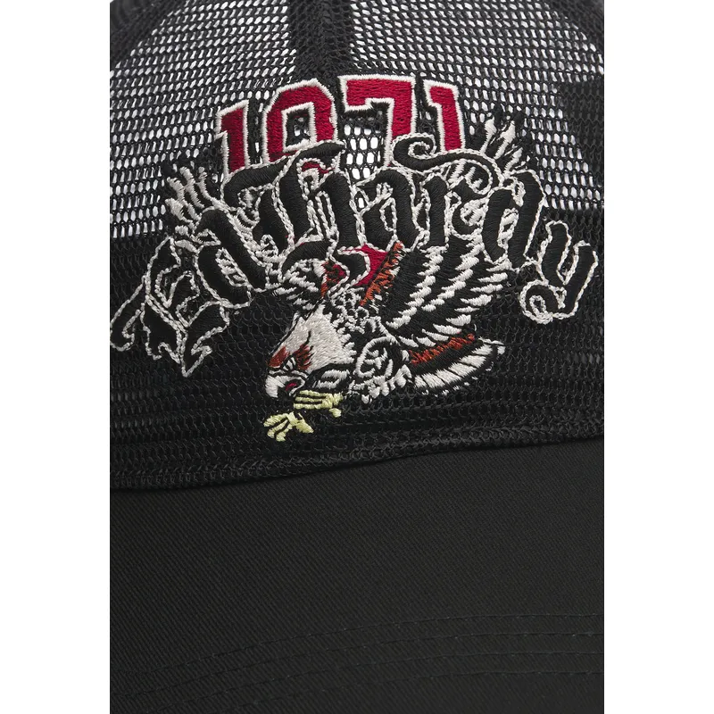 schwarze-trucker-kappe-1971-soaring-eagle-full-mesh-von-ed-hardy