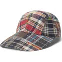 mehrfarbige-verstellbare-curved-cap-patchwork-madras-von-polo-ralph-lauren