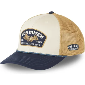 Braune und marineblaue Kappe SEM07 von Von Dutch