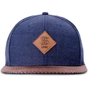 marineblaue-verstellbare-glencheck-flatcap-von-djinns