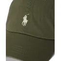 grune-verstellbare-curved-cap-mit-beigem-logo-cotton-chino-classic-sport-von-polo-ralph-lauren