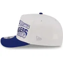beige-und-blaue-gebogene-snapback-kappe-9fifty-a-frame-classic-der-los-angeles-dodgers-mlb-von-new-era