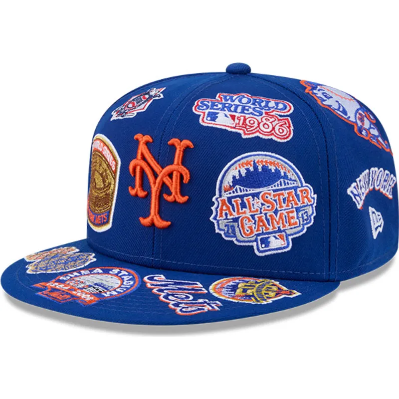flache-blaue-angepasste-59fifty-all-over-kappe-der-new-york-mets-mlb-von-new-era