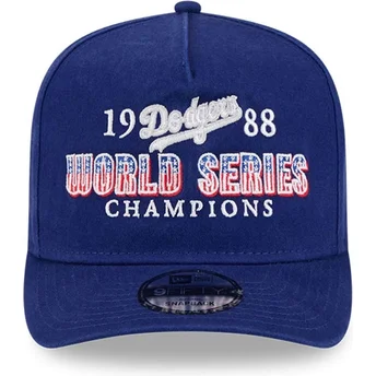 Blaue gebogene Snapback-Kappe 9FIFTY A Frame Historic der Los Angeles Dodgers MLB von New Era