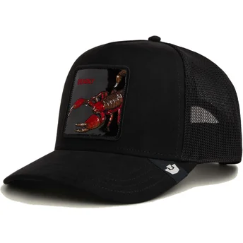 Trucker-Cap schwarz Skorpion Deadly Black Out Scorpion Metallic The Farm von Goorin Bros.