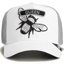 gorra-trucker-blanca-abeja-classic-rocker-queen-the-farm-de-goorin-bros