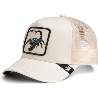 Trucker-Cap beige Skorpion Deadly Scorpion The Farm von Goorin Bros.