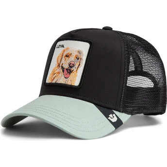 Trucker-Cap schwarz und grün Hund Labrador Retriever The Loyal Dog The Farm von Goorin Bros.
