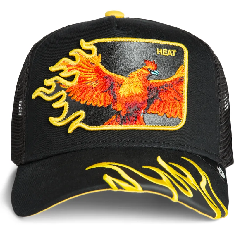 schwarze-trucker-kappe-phonix-heat-flames-the-farm-von-goorin-bros