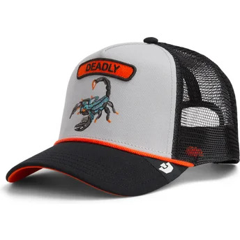 Trucker-Cap grau Skorpion Pop Rocker Scorpion The Farm von Goorin Bros.
