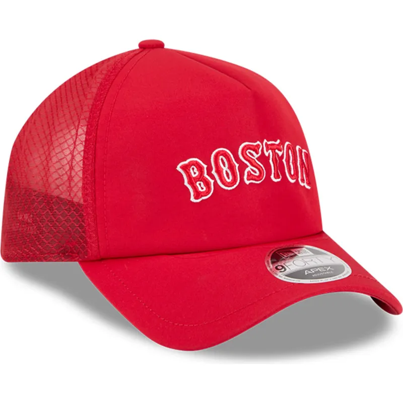 rote-trucker-kappe-9forty-apex-bp-letters-der-boston-red-sox-mlb-von-new-era