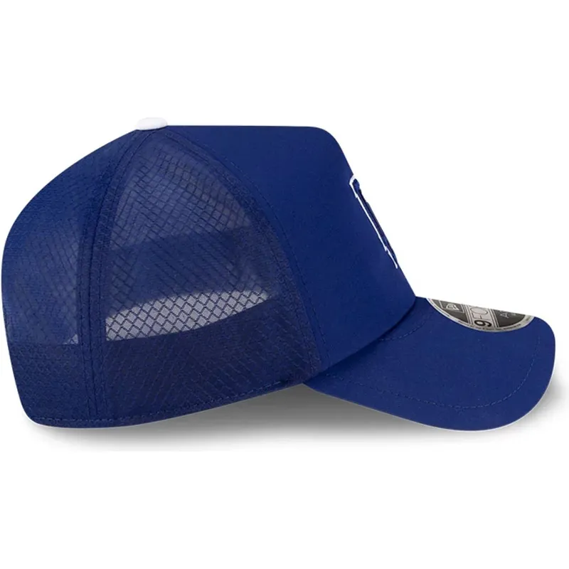 blaue-trucker-kappe-9forty-apex-batting-practice-der-los-angeles-dodgers-mlb-von-new-era