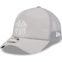 graue-trucker-kappe-9forty-apex-batting-practice-der-new-york-yankees-mlb-von-new-era