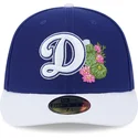 blaue-und-weisse-gebogene-kappe-59fifty-spring-training-der-los-angeles-dodgers-mlb-von-new-era