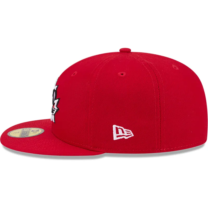 gorra-plana-roja-ajustada-59fifty-canada-2026-world-baseball-classic-de-new-era