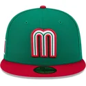 grune-flache-angepasste-59fifty-kappe-mexico-2026-world-baseball-classic-von-new-era