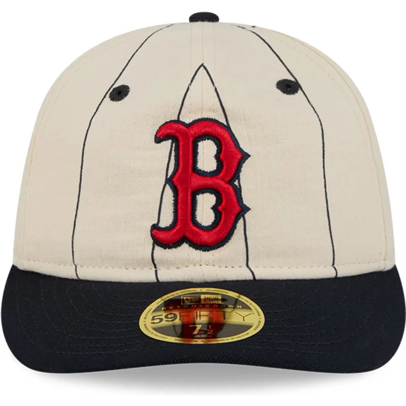 gorra-curva-beige-ajustada-59fifty-retro-crown-linen-de-boston-red-sox-mlb-de-new-era