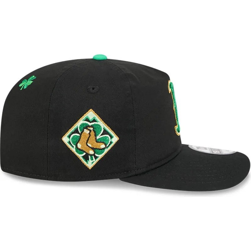 schwarze-gebogene-snapback-kappe-19twenty-saint-patrick-s-day-der-boston-red-sox-mlb-von-new-era