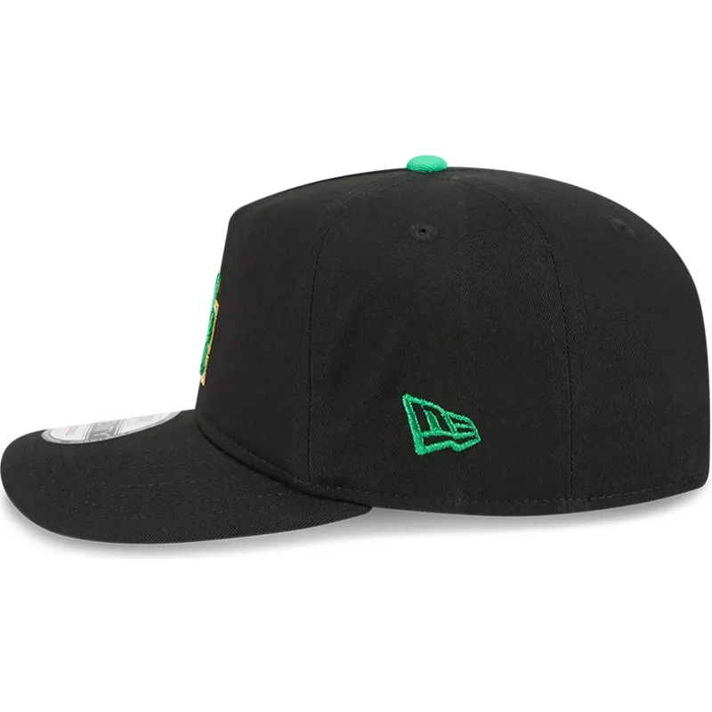 schwarze-gebogene-snapback-kappe-19twenty-saint-patrick-s-day-der-los-angeles-dodgers-mlb-von-new-era