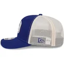 trucker-cap-blau-9seventy-stretch-snap-patch-der-los-angeles-dodgers-mlb-von-new-era