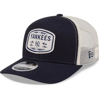 Trucker Cap marineblau 9SEVENTY Stretch Snap Patch New York Yankees MLB von New Era