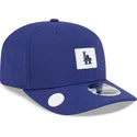 blaue-gebogene-snapback-kappe-9seventy-stretch-snap-clubhouse-der-los-angeles-dodgers-mlb-von-new-era