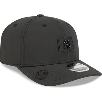Schwarze gebogene Snapback-Kappe 9SEVENTY Stretch Snap Clubhouse der New York Yankees MLB von New Era