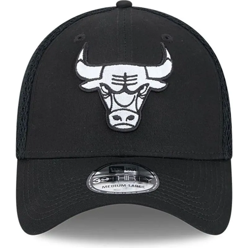 gorra-trucker-negra-ajustada-39thirty-evergreen-neo-de-chicago-bulls-nba-de-new-era