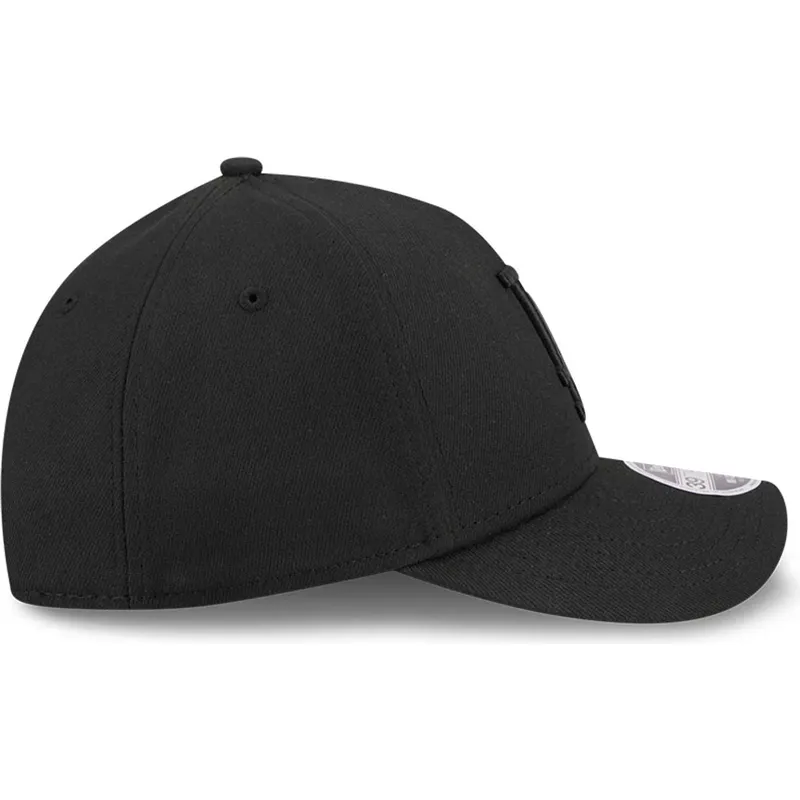 gorra-curva-negra-ajustada-con-logo-negro-39thirty-m-crown-a-frame-de-los-angeles-dodgers-mlb-de-new-era