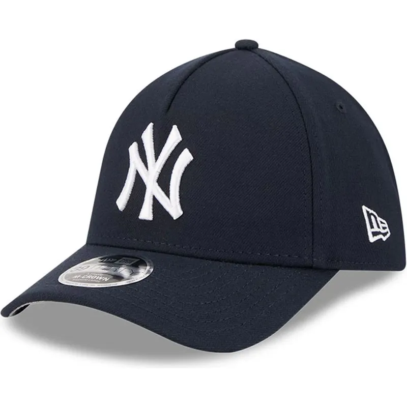 gebogene-marineblaue-angepasste-kappe-39thirty-m-crown-a-frame-von-new-york-yankees-mlb-von-new-era