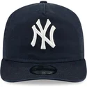 marineblaue-gebogene-snapback-kappe-19twenty-champion-der-new-york-yankees-mlb-von-new-era