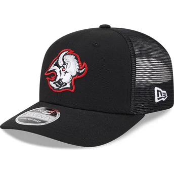 Schwarze Trucker-Kappe 9SEVENTY Stretch Snap Evergreen der Buffalo Sabres NHL von New Era