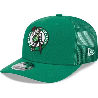 Grüne Trucker-Kappe 9SEVENTY Stretch Snap Evergreen der Boston Celtics NBA von New Era