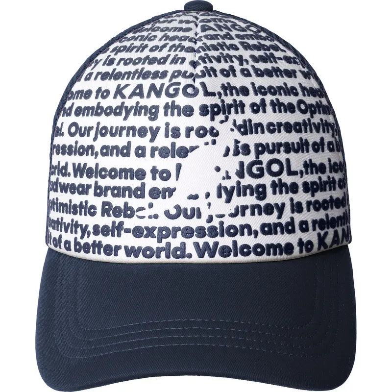 trucker-kappe-marineblau-fine-print-von-kangol